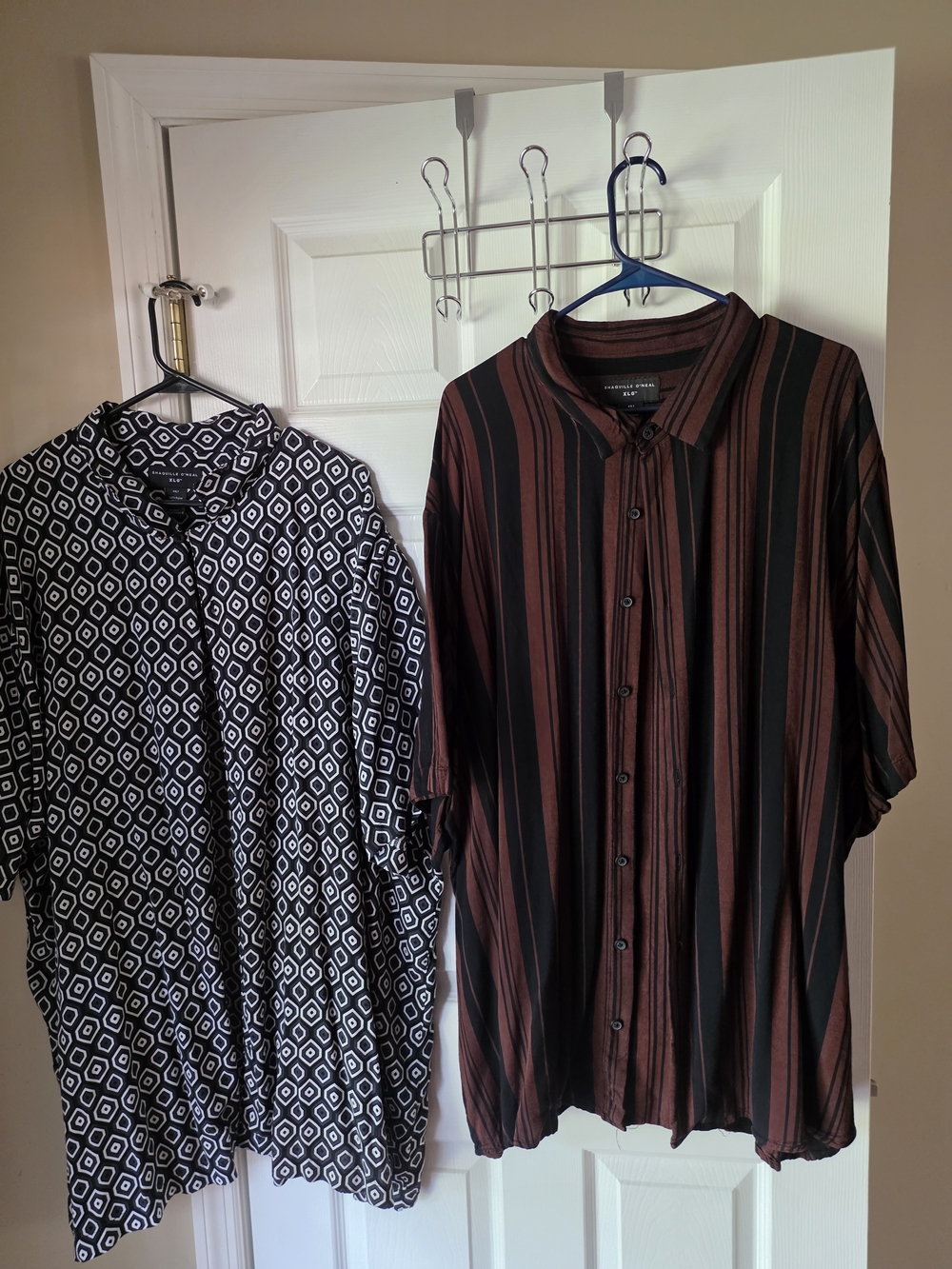 jcpenney Men's Brown & Black Vertical Stripe Button-Down Shirt
